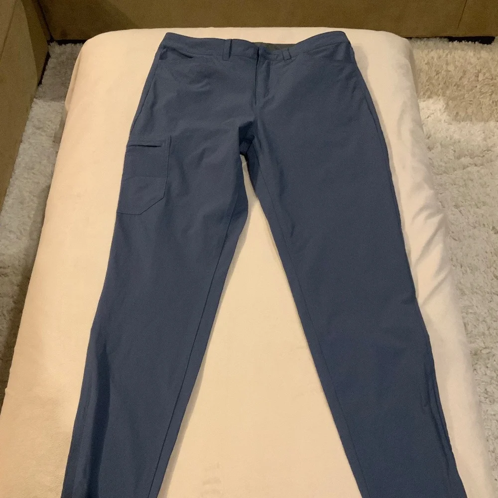 Patagonia Blue 10 Traveler Pants Outdoor Adventure Sporty Travel